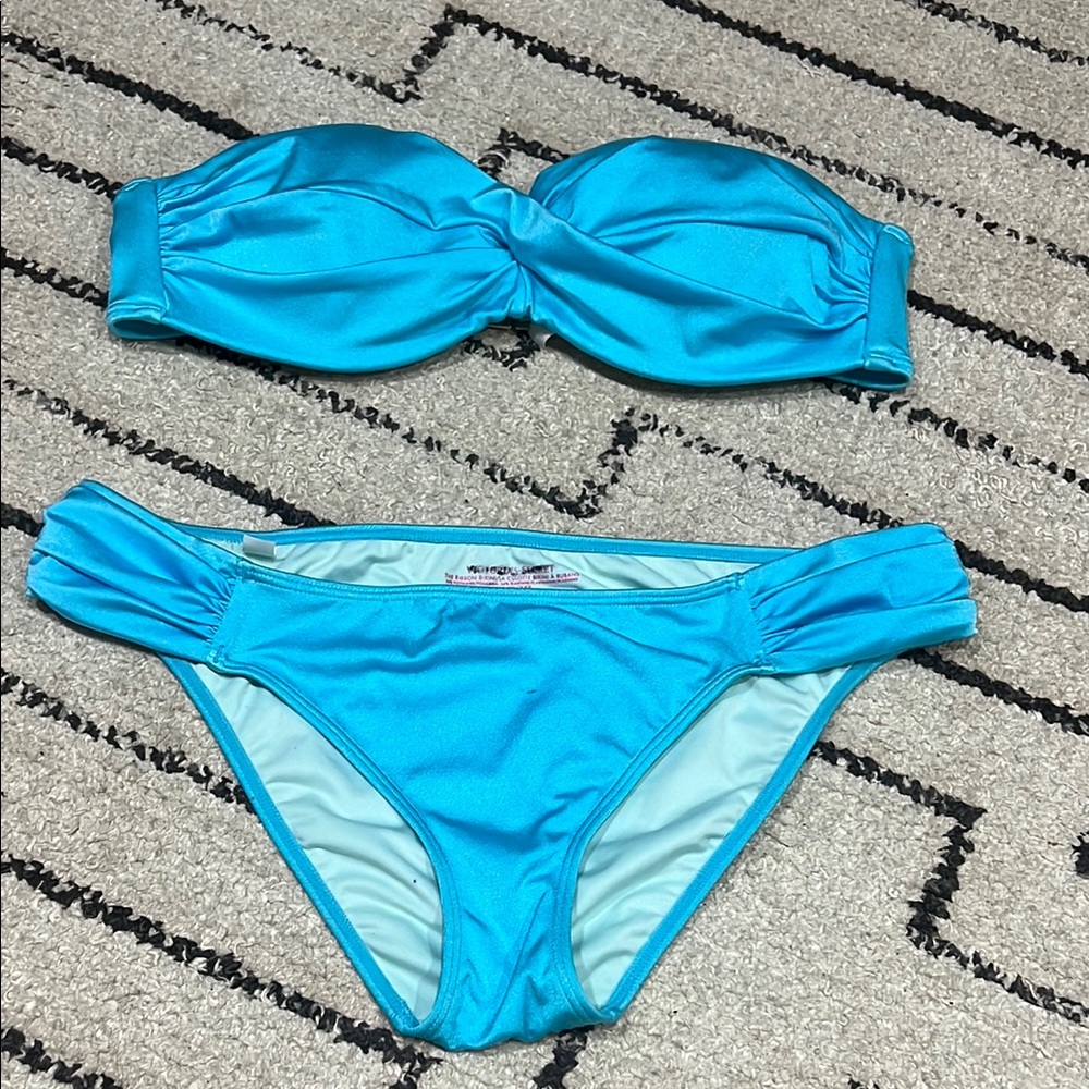 Y2K Victoria's Secret Turquoise Bikini Bottom